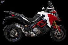 Carica l&#39;immagine nel visualizzatore di Gallery, Termignoni Full Titanium exhaust w/ Carbon Fiber for 2015-19 Ducati Multistrada 1200, 1260 Pikes Peak 1