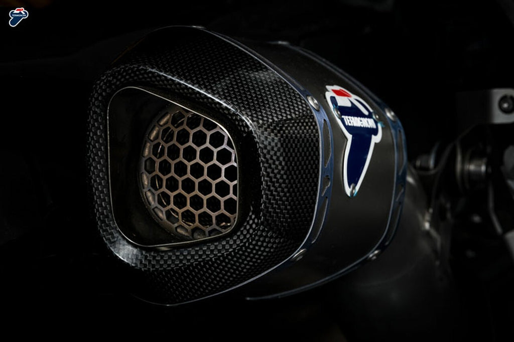 Termignoni Full Titanium exhaust w/ Carbon Fiber for 2015-19 Ducati Multistrada 1200, 1260 Pikes Peak 5