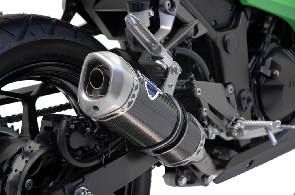 Termignoni Relevance Stainless/Carbon Slip-On for 2012-17 Kawasaki Ninja 300