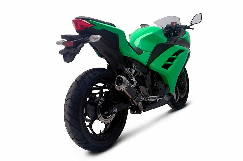 Termignoni Relevance Stainless/Carbon Slip-On for 2012-17 Kawasaki Ninja 300