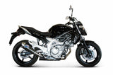 Termignoni Oval Stainless/Carbon Slip-On for 2009+ Suzuki Gladius