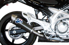Carica l&#39;immagine nel visualizzatore di Gallery, Termignoni Oval Stainless/Carbon Slip-On for 2009+ Suzuki Gladius