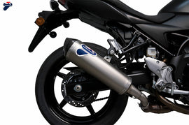 Termignoni Relevance Stainless/Carbon Slip-On for 2016-19 Suzuki SV650 2