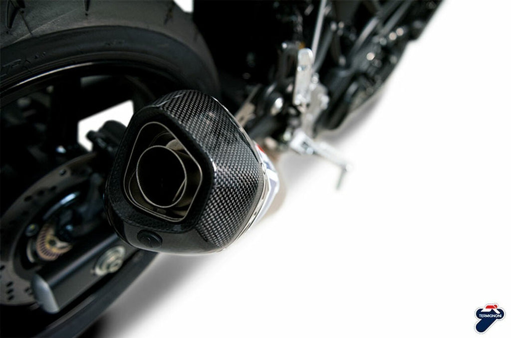 Termignoni Relevance Stainless/Carbon Slip-On for 2016-19 Suzuki SV650 3