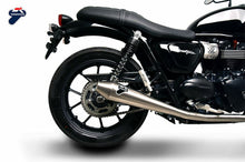 Carica l&#39;immagine nel visualizzatore di Gallery, Termignoni Conical 2-1 Stainless Full Exhaust System 2016-20 Triumph Street Twin 900