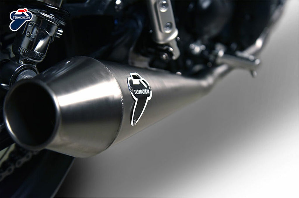 Termignoni Conical 2-1 Stainless Full Exhaust System 2016-20 Triumph Street Twin 900