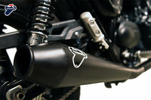 Carica l&#39;immagine nel visualizzatore di Gallery, Termignoni Conical 2-1 Black SS Full System 2016-20 Triumph Street Twin 900 3
