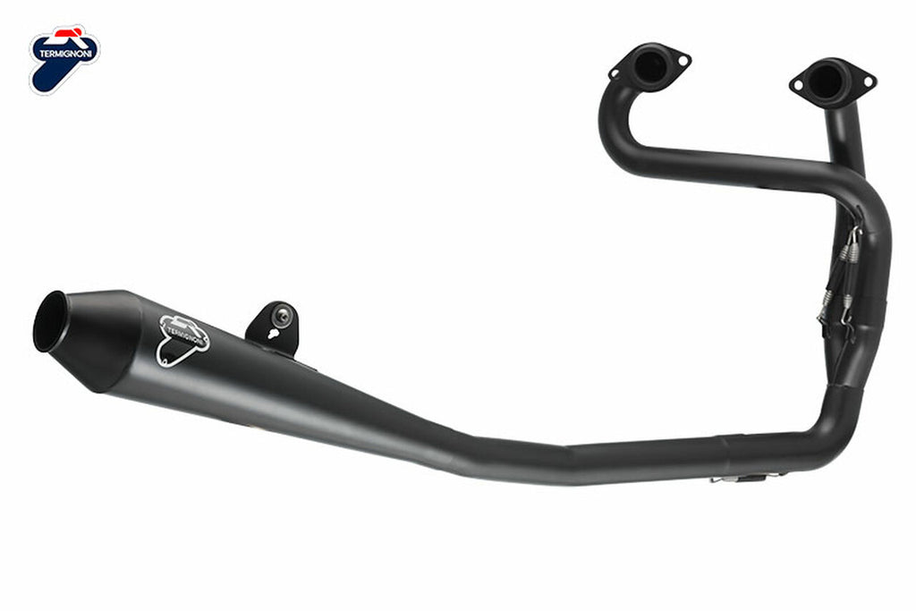 Termignoni Conical 2-1 Black SS Full System 2016-20 Triumph Street Twin 900 4