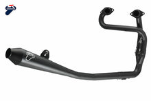 Carica l&#39;immagine nel visualizzatore di Gallery, Termignoni Conical 2-1 Black SS Full System 2016-20 Triumph Street Twin 900 4