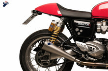 Carica l&#39;immagine nel visualizzatore di Gallery, Termignoni Conical Stainless Dual Slip-On for 2016-19 Triumph Thruxton 3