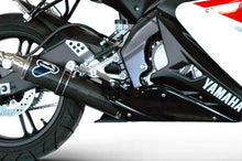 Carica l&#39;immagine nel visualizzatore di Gallery, Termignoni Round Stainless/Carbon Full Race System for 2008-13 Yamaha YZF-R125