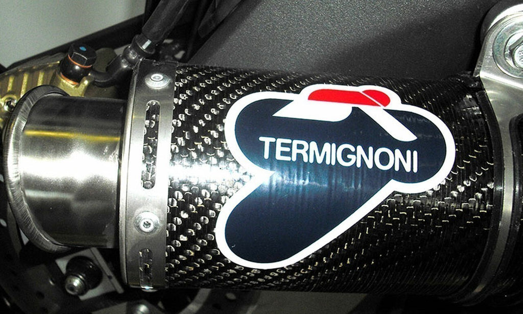 Termignoni Round Stainless/Carbon Full Race System for 2008-13 Yamaha YZF-R125