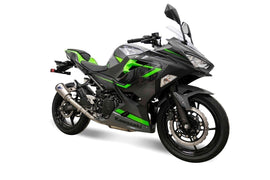 Termignoni SO-02 Slip-On Titanium with Black Aluminum End Cap for 2018+ Kawasaki Ninja 400/Z400
