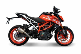 Termignoni SO-02 Slip-On Titanium with Black Aluminum End Cap for 2017-19 KTM 390 Duke