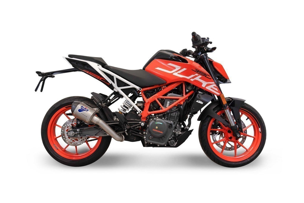 Termignoni SO-04 Titanium Slip-On Cylindrical with Carbon End Cap for KTM 390 Duke 1