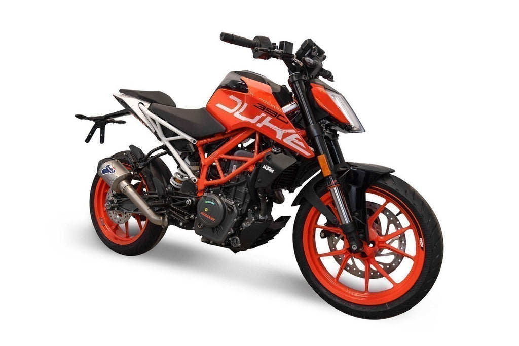 Termignoni SO-04 Titanium Slip-On Cylindrical with Carbon End Cap for KTM 390 Duke 2