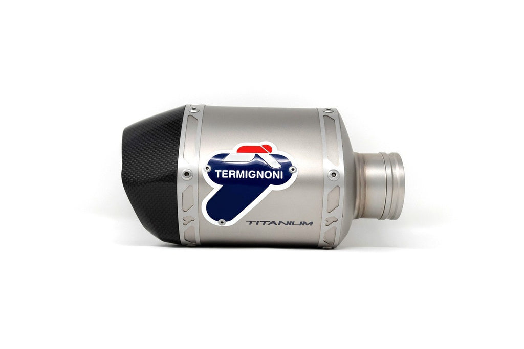 Termignoni SO-04 Titanium Slip-On Cylindrical with Carbon End Cap for KTM 390 Duke full