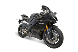 Termignoni SO-02 Slip-On Titanium Sleeve with Black Aluminum End Cap for 2006+ Yamaha YZF-R6