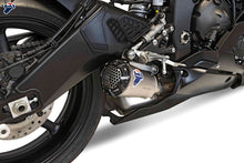 Carica l&#39;immagine nel visualizzatore di Gallery, Termignoni SO-02 Slip-On Titanium Sleeve with Black Aluminum End Cap for 2006+ Yamaha YZF-R6