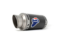 Carica l&#39;immagine nel visualizzatore di Gallery, Termignoni SO-05 Slip-On GP Classic Stainless w/ Carbon Muffler for 2006+ Yamaha YZF-R6 image 7