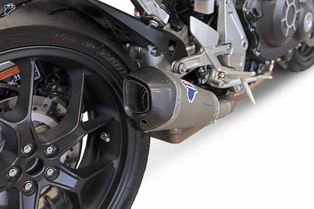 Termignoni SO-01 Slip-On Titanium Sleeve w/ Carbon End Cap for 2018+ Honda CB1000R
