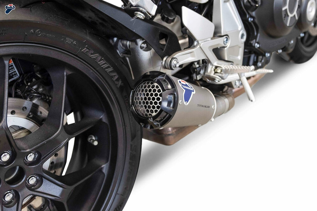 Termignoni SO-02 Slip-On Titanium with Black Aluminum End Cap for Honda CB1000R