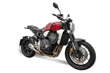 Carica l&#39;immagine nel visualizzatore di Gallery, Termignoni SO-04 Slip-On Cylindrical Titanium Sleeve with Carbon End Cap for 2018+ Honda CB1000R 2