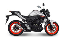 Carica l&#39;immagine nel visualizzatore di Gallery, Termignoni SO-02 Slip-On Titanium with Black Aluminum End Cap for 2015-19 Yamaha YZF-R3/MT03