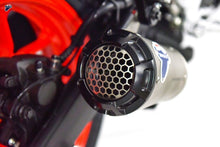 Carica l&#39;immagine nel visualizzatore di Gallery, Termignoni SO-02 Slip-On Titanium with Black Aluminum End Cap for 2015-19 Yamaha YZF-R3/MT03