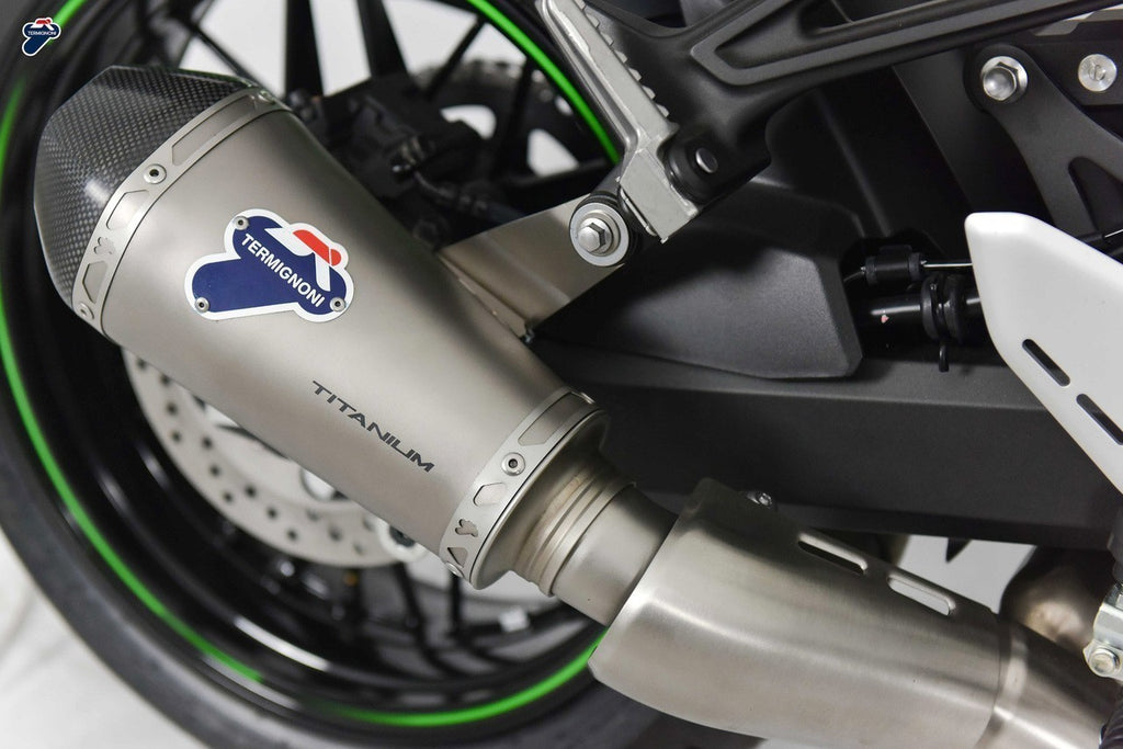 Termignoni SO-01 Slip-On Titanium Sleeve w/ Carbon End Cap for Kawasaki Z900RS