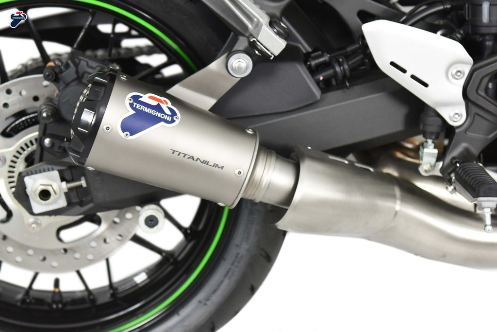 Termignoni SO-02 Titanium Slip-On with Black Aluminum End Cap for 2018+ Kawasaki Z900RS