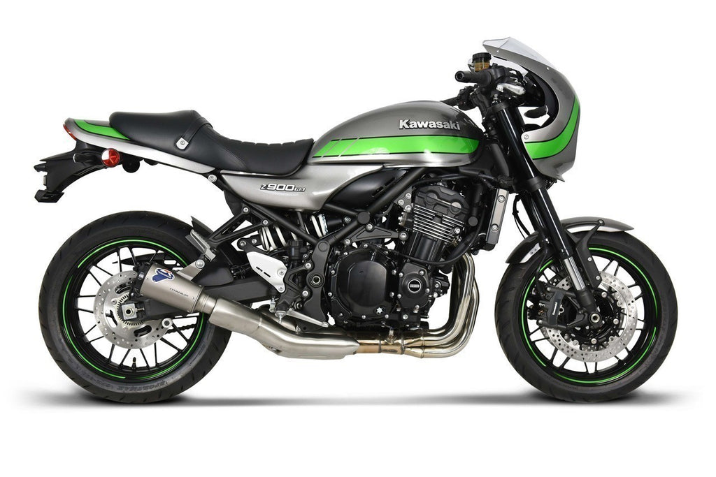 Termignoni SO-02 Titanium Slip-On with Black Aluminum End Cap for 2018+ Kawasaki Z900RS