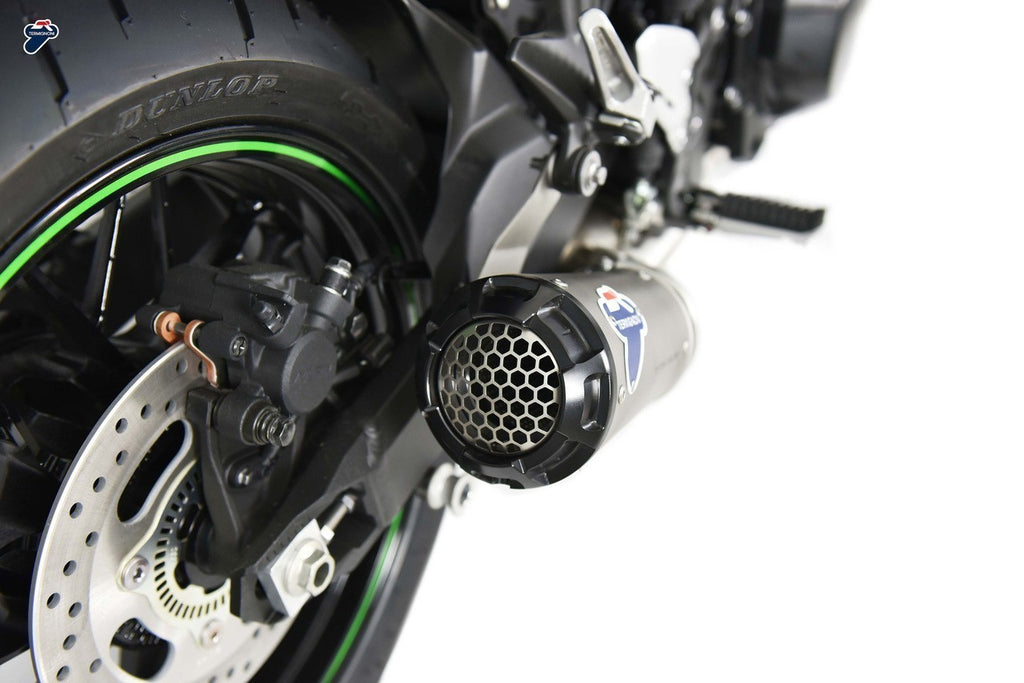 Termignoni SO-02 Titanium Slip-On with Black Aluminum End Cap for 2018+ Kawasaki Z900RS