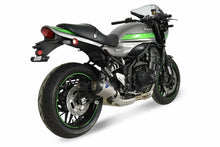 Carica l&#39;immagine nel visualizzatore di Gallery, Termignoni SO-04 Slip-On Cylindrical Titanium Sleeve with Carbon End Cap for 2018+ Kawasaki Z900RS 4