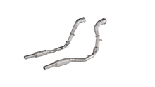 Carica l&#39;immagine nel visualizzatore di Gallery, Akrapovic Link Pipe Set (SS) with Cat for 2020+ Audi RS Q8 (4M)