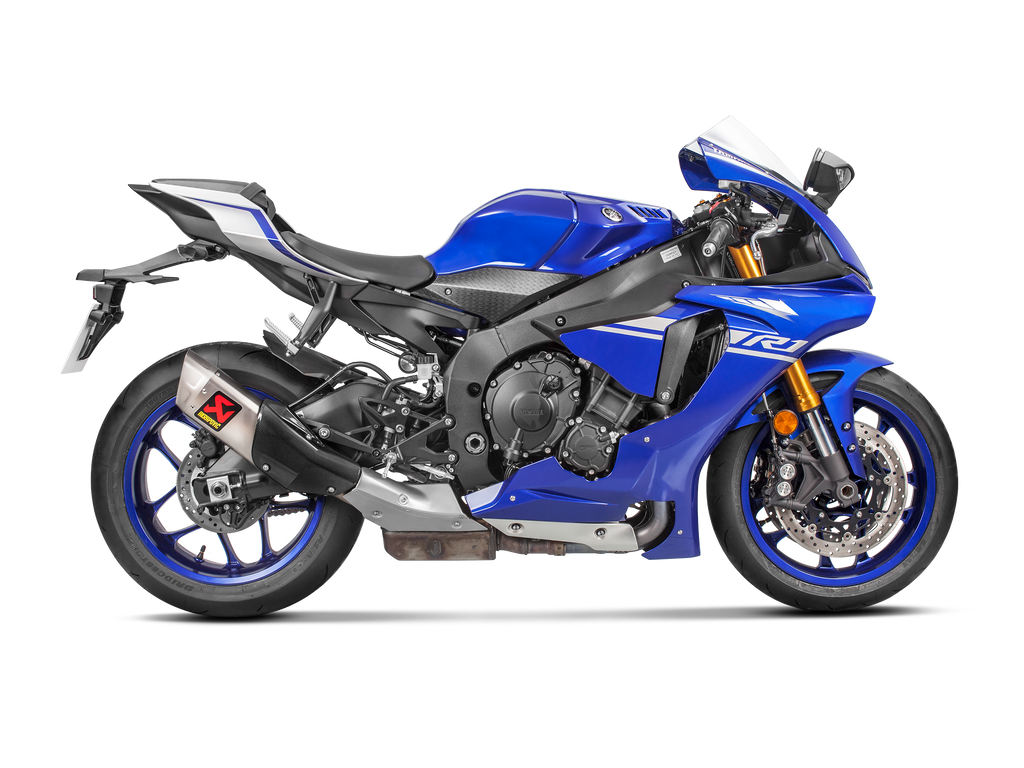 Akrapovic GP Titanium Slip-On Exhaust for 2015-19 Yamaha R1 / R1M / R1S