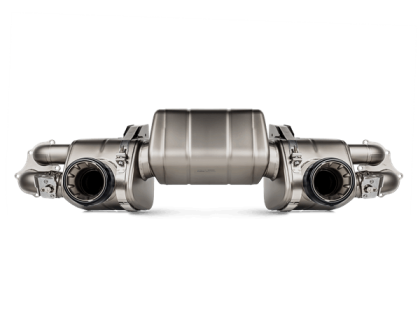 Akrapovic Slip-On Line with Black Coated Titanium Tips for 2020-2024 Porsche Cayman GT4