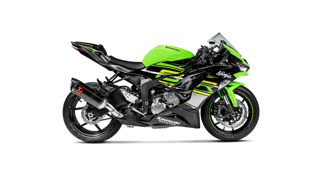 Akrapovic Slip-On Exhaust For 2009-2024 Kawasaki Ninja ZX6R / ZX636