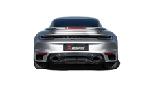 Carica l&#39;immagine nel visualizzatore di Gallery, Akrapovic Slip-On Race Line with Tail Pipe Set (Titanium) - Black for 2020-21 Porsche 911 Turbo/Turbo S