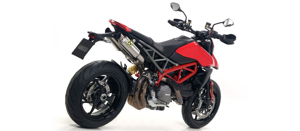 Arrow Racing Exhaust Silencers & Mid-Pipe for 2019+ Ducati Hypermotard 950