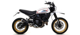 Arrow Racing Silencers & Mid-Pipe for 2017-20 Ducati Scrambler 800 Desert Sled