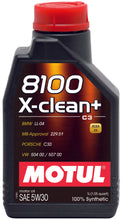 Load image into Gallery viewer, Motul 8100 5W30 X-CLEAN Plus Synthetic Engine Oil image 1