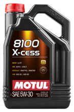Load image into Gallery viewer, Motul 8100 5W30 X-CESS Synthetic Engine Oil image 2