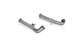 Akrapovic Link Pipe Set for 2019-21 Mercedes-Benz G63 AMG with OPF/GPF (SS)