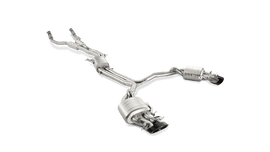 Akrapovic 14-17 Audi RS7 Sportback (C7) Evolution Line Cat Back (Titanium) w/ Carbon Tips