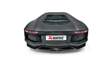 Carica l&#39;immagine nel visualizzatore di Gallery, Akrapovic Slip-On Line (Titanium-Inconel) Carbon Titanium Tips for 2011-17 Lamborghini Aventador