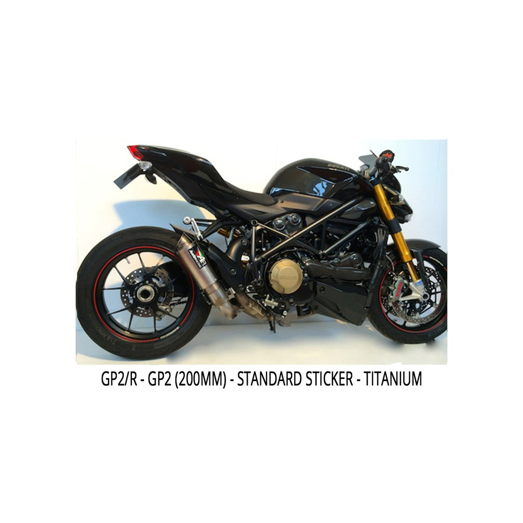 Austin Racing GP1R Slip On Exhaust System for 2009-14 Ducati Streetfighter 848, 1098