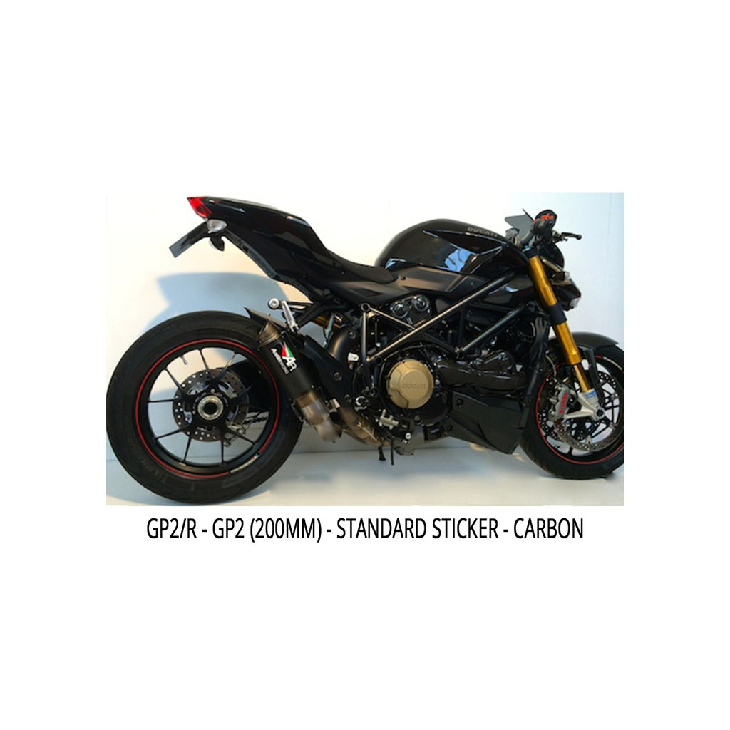 Austin Racing GP1R Slip On Exhaust System for 2009-14 Ducati Streetfighter 848, 1098