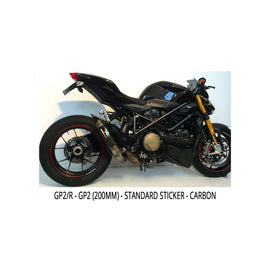 Austin Racing GP1R Slip On Exhaust System for 2009-14 Ducati Streetfighter 848, 1098