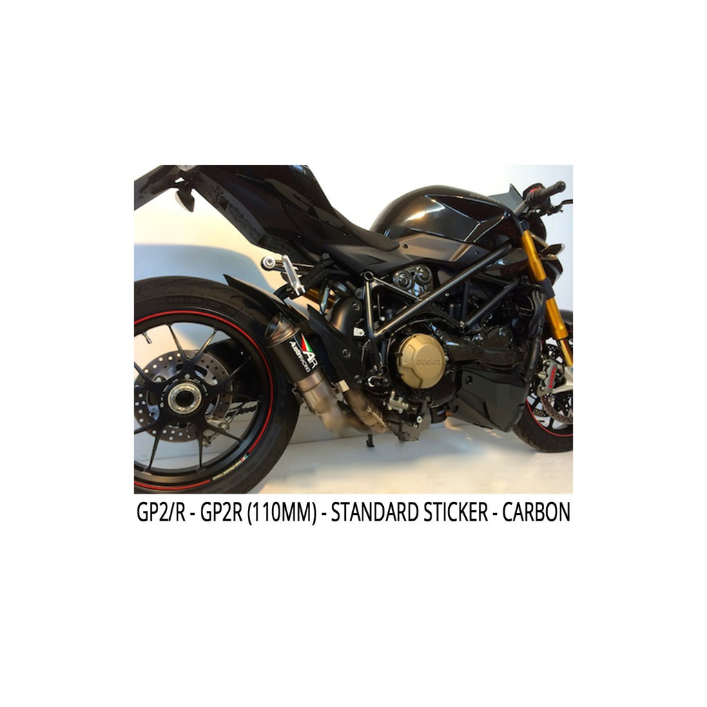 Austin Racing GP1R Slip On Exhaust System for 2009-14 Ducati Streetfighter 848, 1098